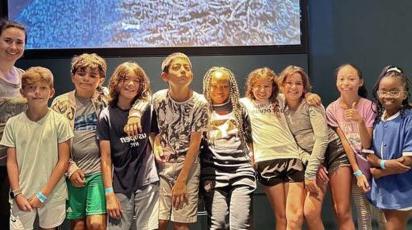 Middle School Grade 5 students at Museum of Natural History